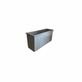Base plástico rectangular (gris)